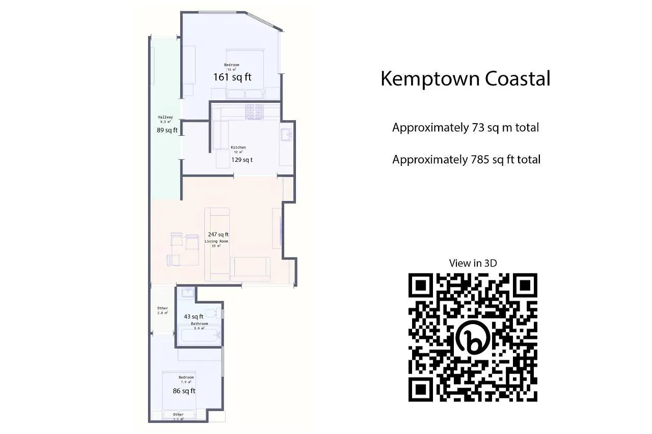 아파트 Kemptown Coastal By My Getaways 브라이턴